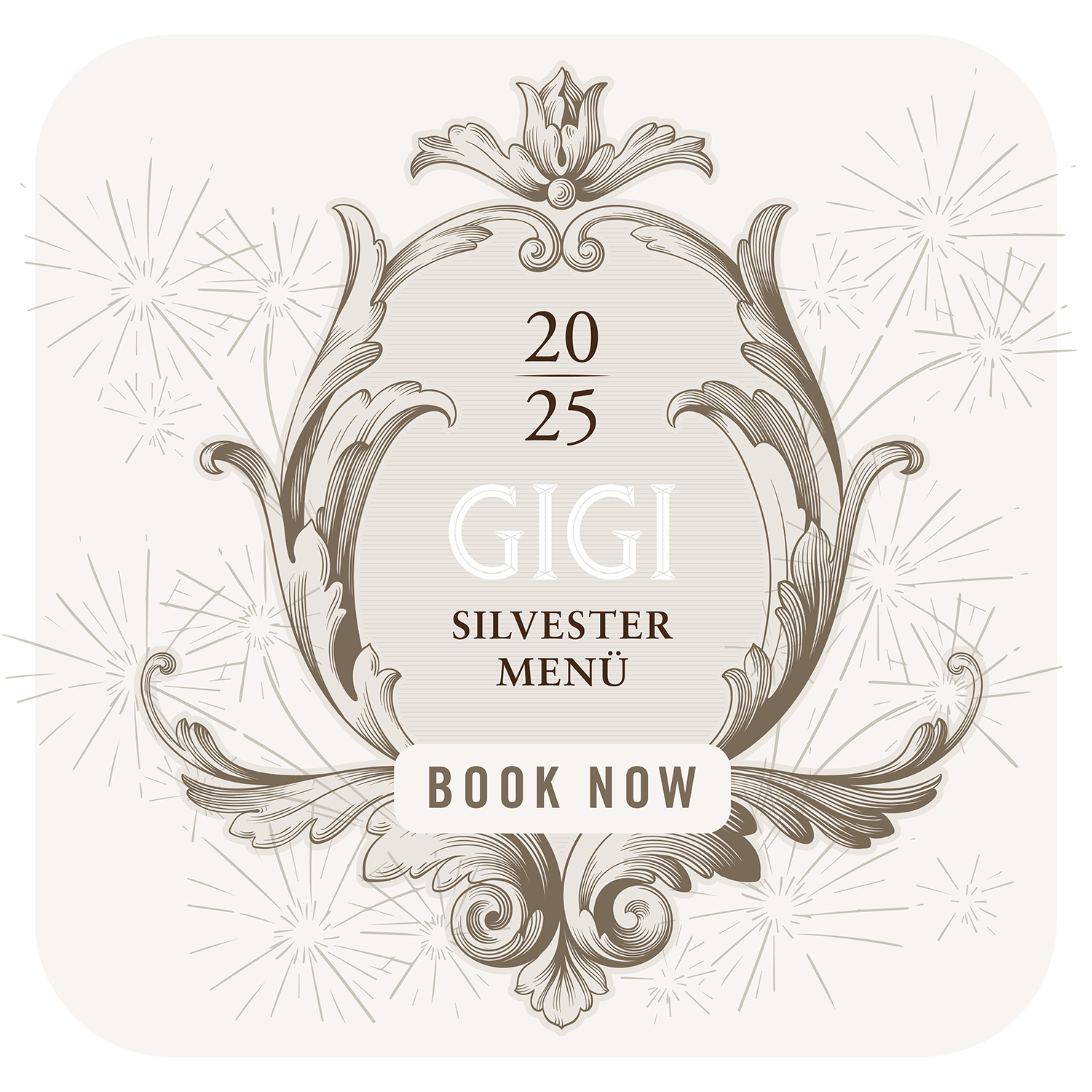 GIGI Silvester Menü 2025 - Book now